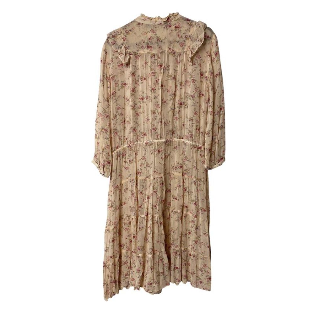 Polo Ralph Lauren Floral Long Sleeves Dress in Floral Print Viscose - Picture 7 of 7